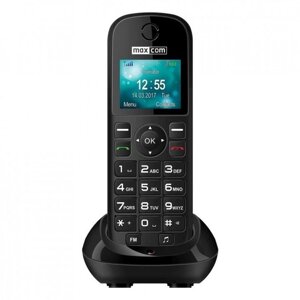 Телефон Maxcom MM35D чорний