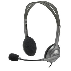 Навушники з мікрофоном — накладна гарнітура Logitech H111 Stereo (981-000593)