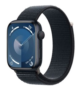 Смартгодинник Apple Watch Series 9 GPS 45 mm Midnight Aluminum Case w. Midnight S. Loop (MR9C3)