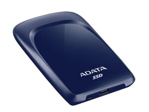 Портативний SSD A-DATA SC680 480GB Portable USB 3.2 Type-C 3D NAND TLC Blue