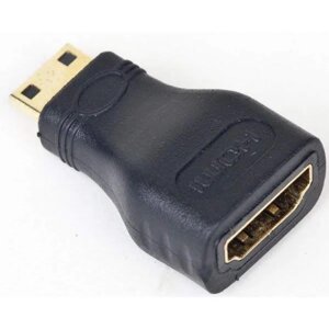 Перехідник Gembird mini-HDMI штекер — HDMI гніздо адаптер мама