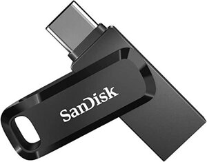 Подвійна флешка Type-C + USB 3.1 — SanDisk Ultra Dual Go 256Gb (150 Mb/s)