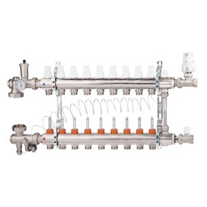 Колекторна група Icma 3/4" 9 виходів, з витратоміром NoA2K013
