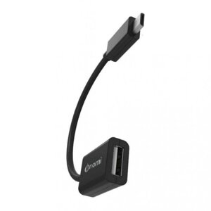 Кабель Nomi OTG 01m USB micro 0.1м чорний