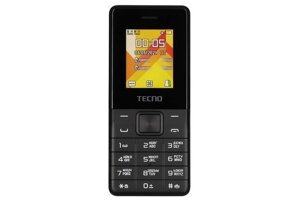 Телефон кнопковий TECNO T301 2 SIM чорний (Phantom Black)