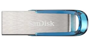 Флешка металева USB 3.0 SanDisk Ultra Flair 128Gb синя