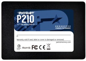 Твердотільний накопичувач SSD 256Gb Patriot P210 SATA3 2.5 дюйма 3D TLC (P210S256G25)