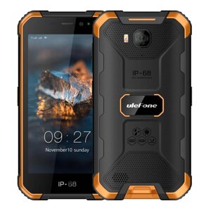 Телефон Ulefone Armor X6 (IP69K, 2/16Gb, 3G) чорний-жовтогарячий