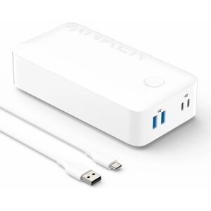 Портативний акумулятор — універсальна батарея Anker Power Bank 400000mAh 347 30 W (A1377) біла