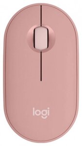 Мишка бездротова Logitech Pebble mouse 2 M350s Rose (910-007014)