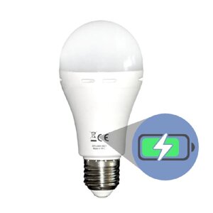 Світлодіодна лампа E27 Smartcharge AC15W з вбудованим акумулятором