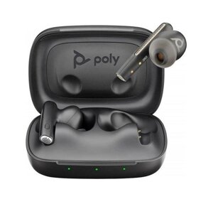 Навушники бездротові з мікрофоном Poly TWS Voyager Free 60 Earbuds + BT700A + BCHC