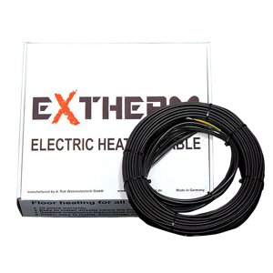 Нагрівальний кабель двожильний Extherm ETС ECO 20-1800