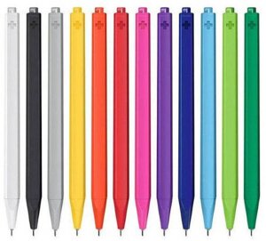 Комплект гелевих ручок KACO Pure Plastic Gelic Pen (12 шт.) K1015