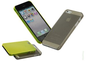 Чохол-накладка Ultra Thin 0.3 мм iPhone 5 Yellow