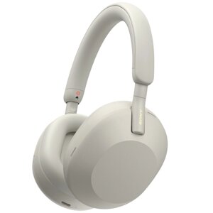 Навушники бездротові Sony WH-1000XM5 повнорозмірні (WH1000XM5S. CE7) сріблясті