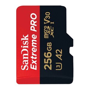 Картка пам'яті SanDisk microSDXC 256Gb Extreme Pro 170 / 90 Мбайт / сек
