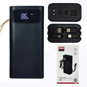 Зовнішній акумулятор 30000 mAh XO PR142 22.5W Power Bank