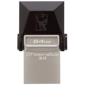 Гібридний накопичувач 2 в 1 USB + microUSB Kingston 64Gb DT MicroDuo OTG