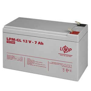 Акумулятор гелевий LPM-GL 12V - 7 Ah