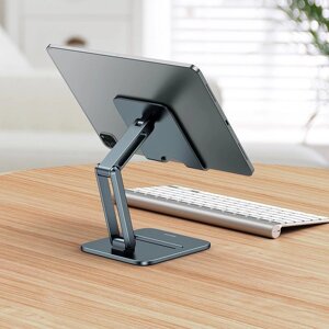 Підставка настільна для планшетів Baseus LUSZ000113 Desktop Biaxial Foldable Metal Stand