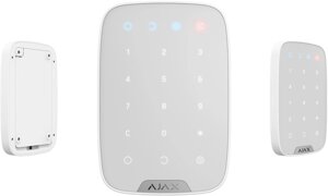 Беспроводная сенсорная клавиатура Ajax KeyPad белая