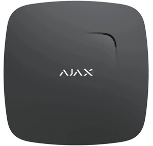 Бездротовий датчик диму з сенсором температури AJAX FireProtect (black)