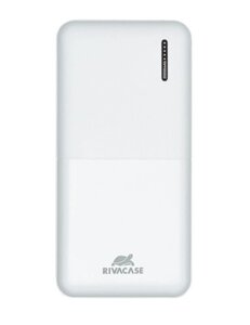 Зовнішній акумулятор Power Bank RIVACASE VA2572 20000 mAh швидке заряджання QC PD Білий