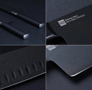 Набір ножів Xiaomi Huo Hou Black non-stick heat knife 2 ножі