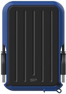 Портативний жорсткий диск 2 TB SILICON POWER USB 3.2 ARMOR A66 чорно-синій