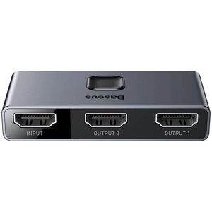 Перехідник BASEUS Matrix HDMI Splitter (2in1or 1in2) (CAHUB-BC0G)