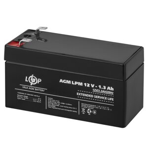 Акумулятор AGM LPM 12V - 1.3 Ah