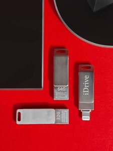 Накопичувач iDrive Metallic 64 GB для iPhone iPad