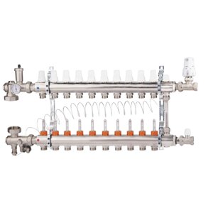 Колекторна група Icma 3/4" 10 виходів, з витратоміром NoA2K013