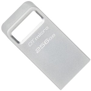 Флеш накопичувач металевий мікро — Kingston 256Gb DT Micro 3.2 USB-A (швидкість 200Mb/s)