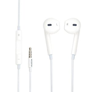 Стильна гарнітура Hoco M1 Apple White micult call answering volume control