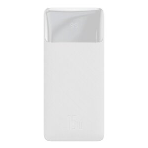 УМБ BASEUS Bipow Digital Display Power bank 10000 mAh 15 W (PPDML-I02) біла