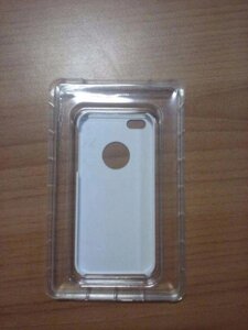 Накладка RGBMix біла/silver IPhone 5/5s