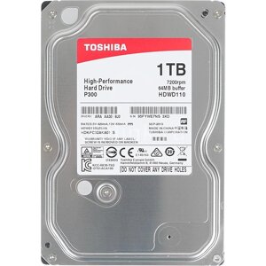 Жесткий диск SATA 1.0 TB Toshiba P300 7200rpm 64MB (HDWD110UZSVA)