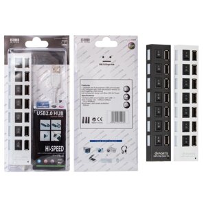 USB Hub 7 ports 7 switch спідниця з вимикачем на кожен порт