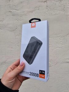 Зовнішній акумулятор Power Bank WUW Y94 20000 mAH