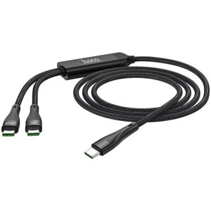 Кабель Hoco U102 Super 6931474751010 USB type-C — 2 * USB type-C розгалужувач 1.5 м