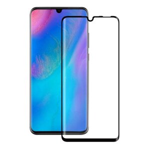 Скло на екран Huawei P30 Lite Florence (повного проклеювання) Full Cover чорне