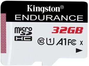 Картка пам'яті microSDHC Kingston Endurance 32Gb class 10 А1 (R95MB/s, W30MB/s)