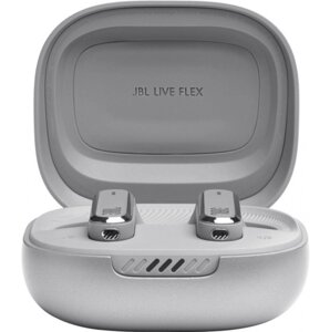 Бездротові навушники JBL Live Flex Silver (JBLLIVEFLEXSVR) сріблясті