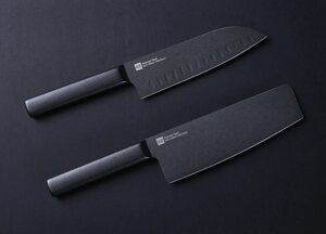 Набір ножів металевих Huo Hou Black Heat Knife Set (2 pcs)