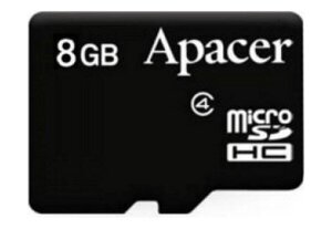 Картка пам'яті Apacer micro Sdhc 8Gb class 4 б/п