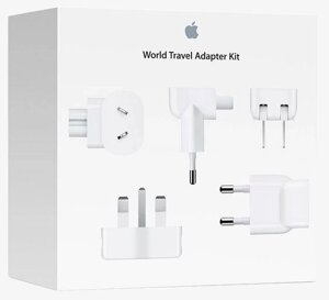 Комплект адаптерів Apple World Travel Adapter Kit (MD837) перехідники на всі розетки