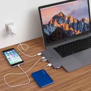 Type-C-хаб AIRON SmartDelux Thunderbolt Pro 8-IN-1 multiport для MacBook Pro