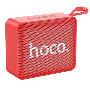 Колонка бездротова Акустика HOCO Gold brick sports BT speaker BS51 червона